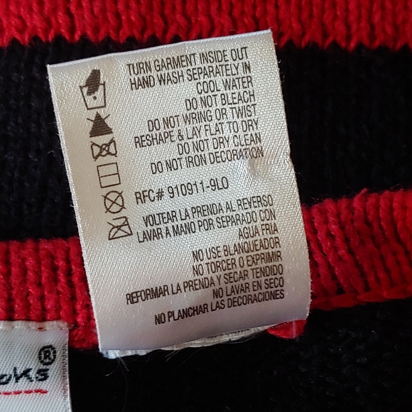 VINTAGE Bobbie Brooks Poinsettia Christmas Vest Women's Size Small - Picture 10 of 10